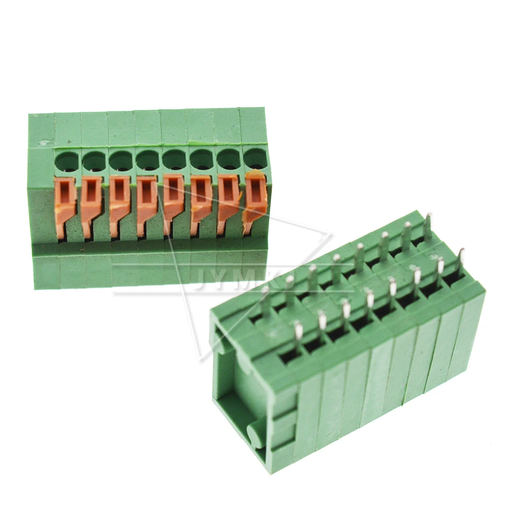 5 шт. KF141R KF141V 2 54 мм шаг PCB прямая ножка соединители 2/3/4/5/6/7/8/9/10P 141V 2.54 пружинная