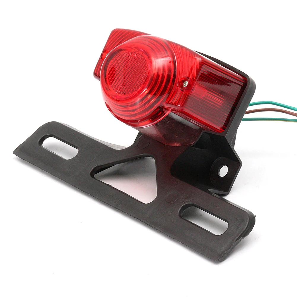 

Universal Tail Light Scooter Electric Motorcycle Accessories Taillight Rear Tail Light Rear Brake Lamp Lantern with Bracket