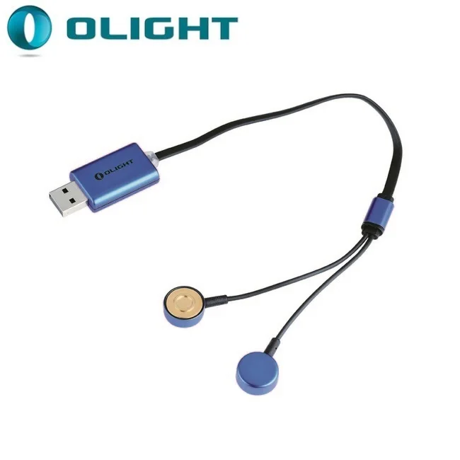 Olight UC магнитное зарядное устройство USB совместимо с литиевыми аккумуляторами с номинальным напряжением от 3,6 В до 3,7 в. Никель-металл-гидридного аккумулятора