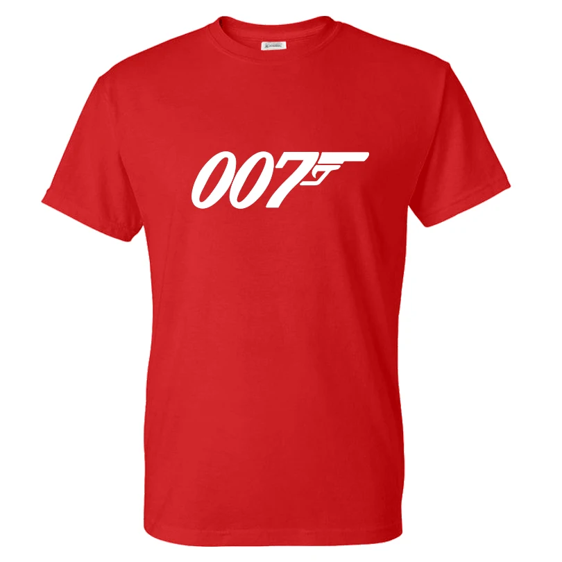 2021 New Vintage James Bond T-shirt 007 Retro Funny Sports Casual Men Women Tshirt Vintage Cotton Funny T shirt Top