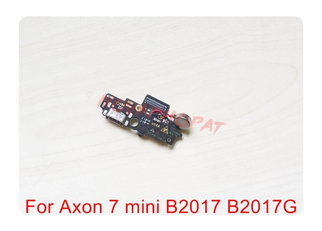 Charger board Novaphopat для zte Axon 7 mini B2017 USB док-станция зарядное устройство порт зарядки основная плата для подключения гибкого кабеля Вибрационный микрофон - Цвет: Charger board