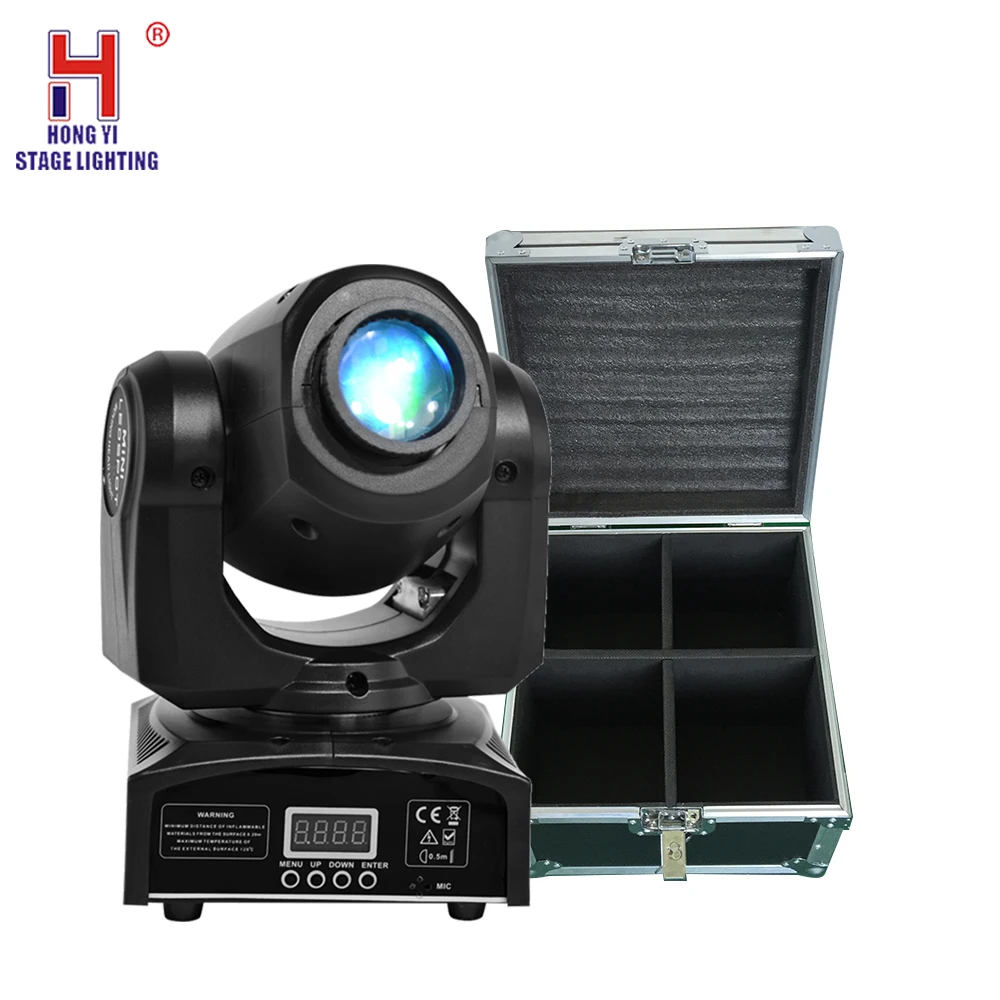 30W GOBO Light Светодиодный Inno Карманный Spot Мини Moving головной светильник 30 Вт DMX dj 8 gobos эффект сцены светильник s с f светильник чехол(4 шт./лот - Цвет: 30W GOBO Light