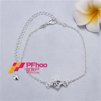 

Fashion silver European and American fashion star chain spa012-a blue spa012