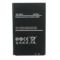 zhuji 3000mah battery for franklin r910 dp15%ef%bc%8c v515176ar
