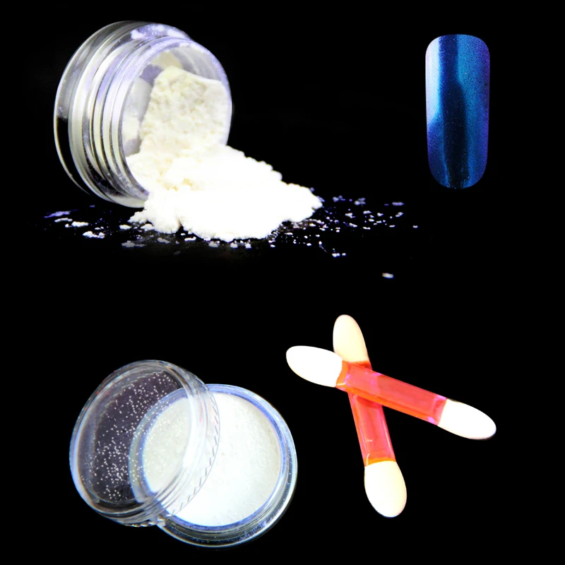 Docaty дизайн маникюра Голографический лазерный лак для ногтей Блестящий Порошок