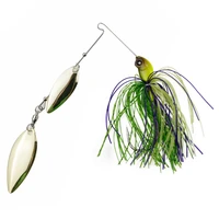 2 pieces spinnerbait baubles for walleye in summer artificial fishing bait for sea fishing lures fishing spinning sea jig