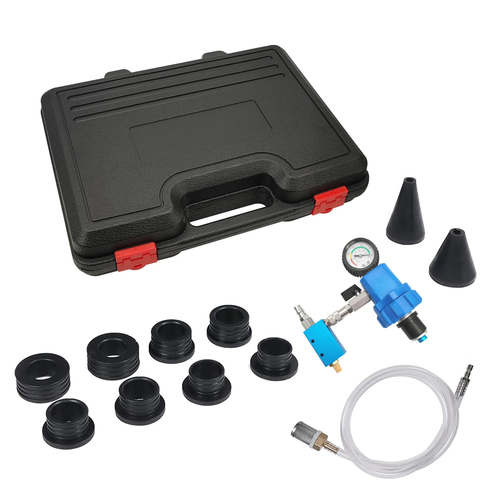 

Coolant Vacuum Refill Kit with Tapered Rubber Adapters Cooling System Vacuum Purge Refill Kit with 8 Replaceable Adapter Sleeves