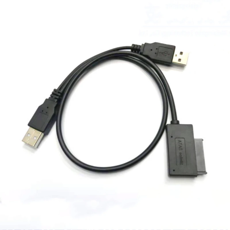 SATA USB 2 0 к 6 + 7Pin кабель-конвертер Внешний Оптический привод адаптер для ноутбука CD