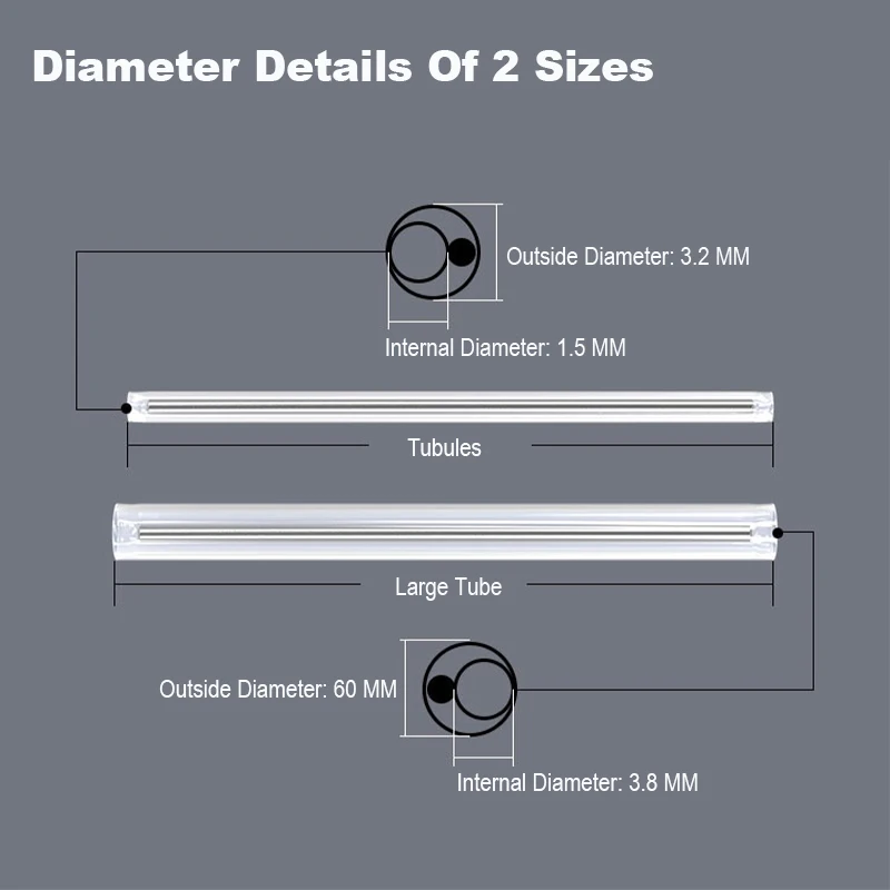 500-1000pcs/Lot Fiber Cable Shrink Sleeves Fusion Thin tube single needle FTTH Heat Shrinkable Splicing Protector Hot Melt Tube