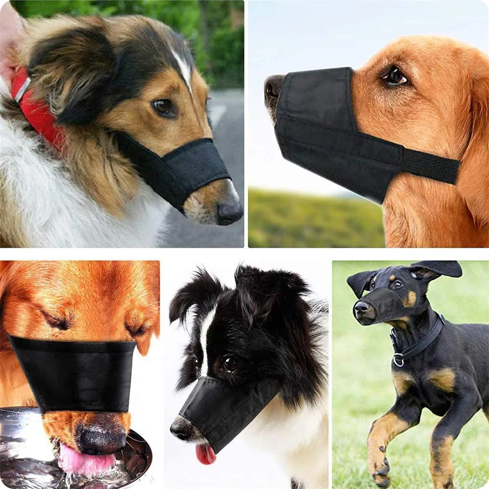 1 шт. намордник для рта собаки противовозрастные жевательные намордники собак