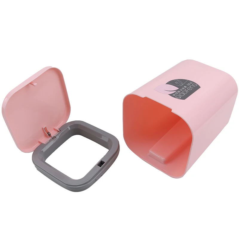 Креативная мини мусорная корзина 3 цвета пластиковое ведро мусорное мусорные