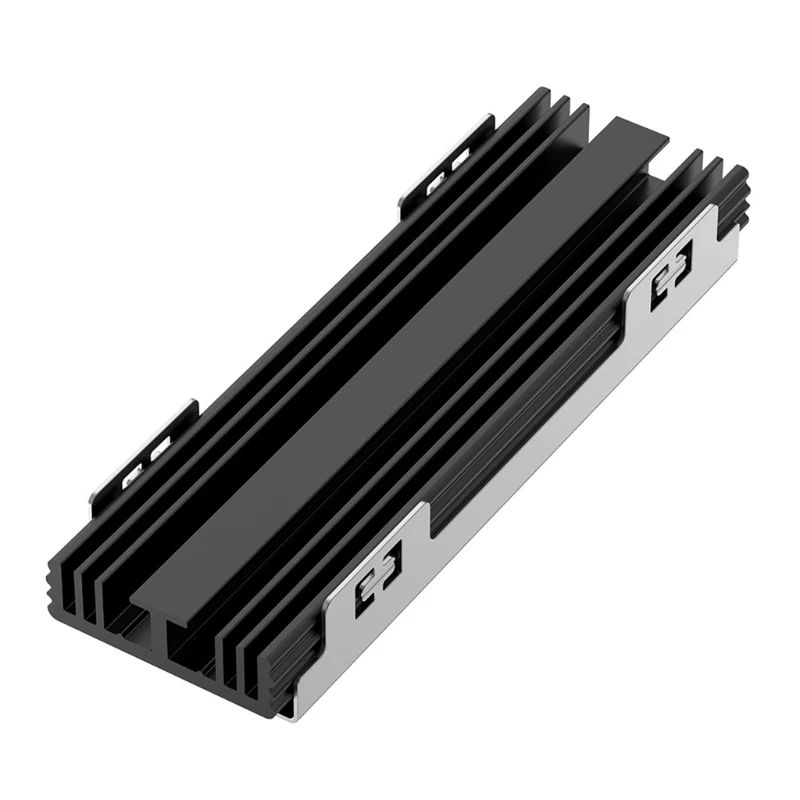 

Aluminum Cooling Heat Sink Thermal Pads Heat Dissipation Radiator Thickness 10mm for M.2 SATA PCI-E NVME M2 SSD Heatsink