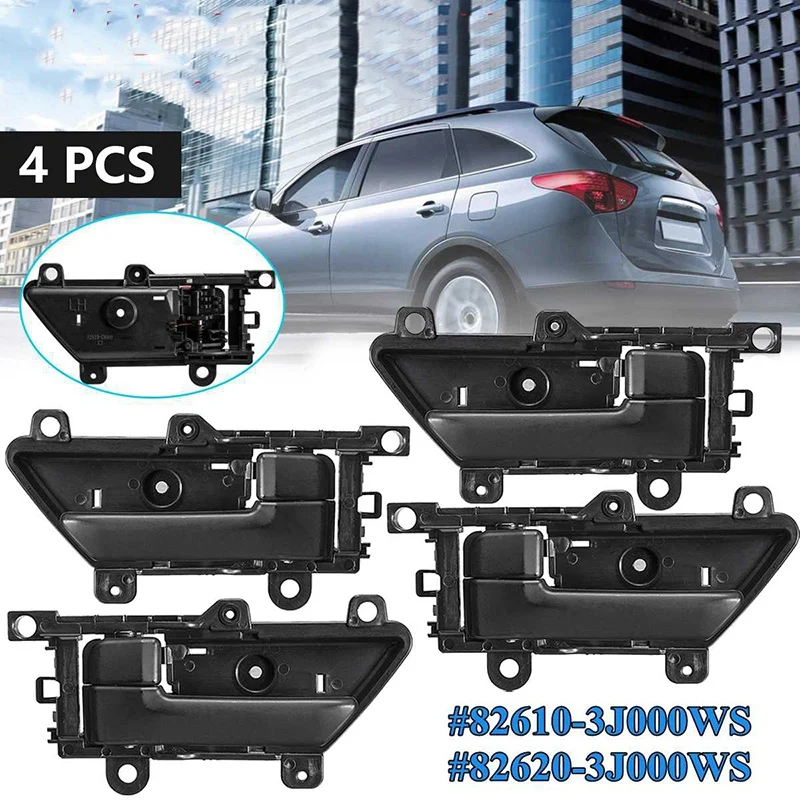 4 шт. автомобильные межкомнатные дверные ручки для Hyundai Veracruz Ix55 2007-2012 82610-3J000Ws