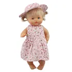 Маленькое платье 40 см, 42 см, фиолетовое, с длинными рукавами