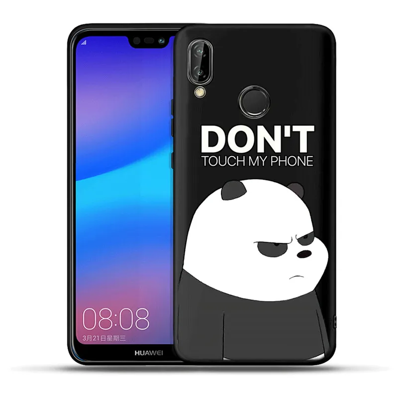 H1454 Силиконовый чехол с милой пандой для телефона huawei Mate10 20 Lite Pro P8 P9 P10 P20 Lite P20 P30 Pro P Smart Smart Coque Shell - Цвет: H1454