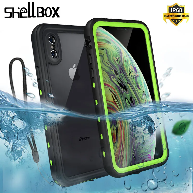 Водонепроницаемый чехол Shellbox IP68 для Apple iPhone 11 X XR XS Max водонепроницаемый Pro
