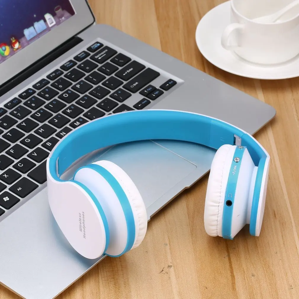 3 Bluetooth наушники с микрофоном для мобильного компьютера планшета тяжелый бас складной портативный регулируемый для iPhone ПК ноутбука 3,5 мм аудио - Цвет: 3