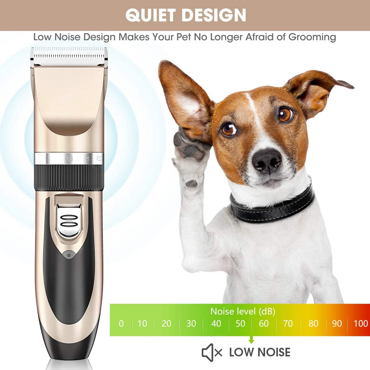 Электрический триммер для собак и кошек аккумуляторная машинка с USB-зарядкой