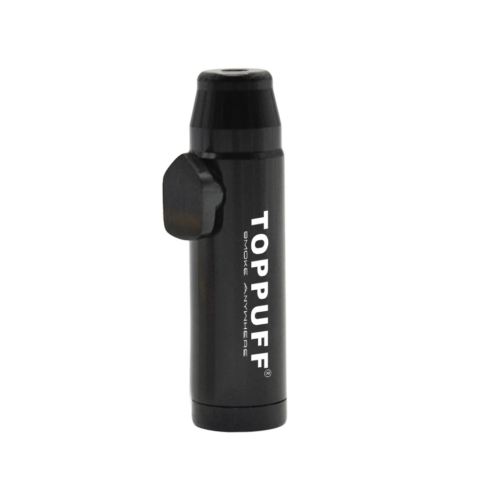 

TOPPUFF Metal Smoke Sniffer Flat Bullet Snorter Snuff Bullet Sniffer Dispenser Snuff Board Smoking Accessories