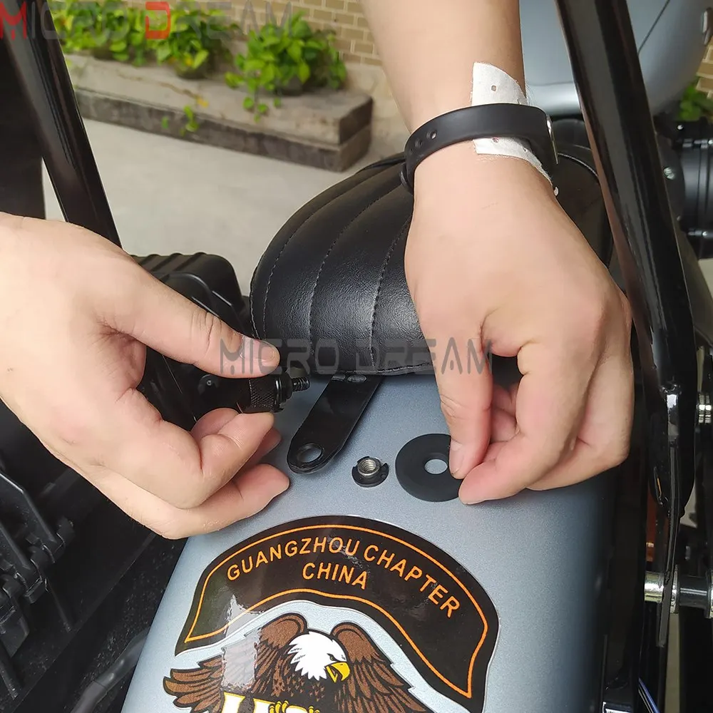 Для Harley Custom Sportster Dyna FXD Softail тонкая резиновая прокладка Нескользящая задняя