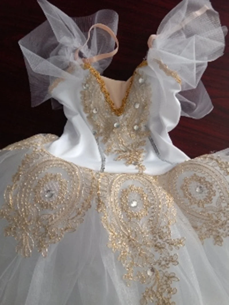 Длинное балетное платье-пачка розового цвета для взрослых девочек