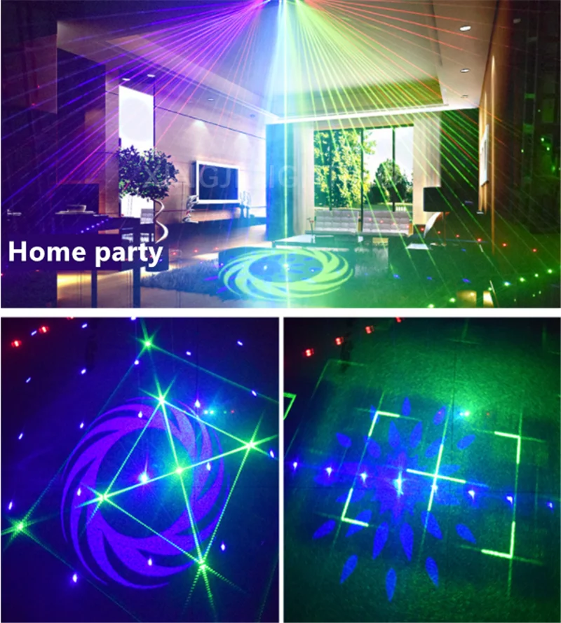 Веерообразный шестиглазый сканирующий RGB лазер/DJ диско DMX Линейный луч сценический светильник/система лазерного шоу/6 линз RGB цветной лазерный светильник ing