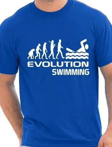 

Men Evolution Of Swimmer Sport Mens T Shirt Gift More Size and Colors