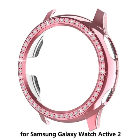 Чехол-бампер для часов Samsung galaxy Watch active 2, 40 мм, 44 мм, со стразами