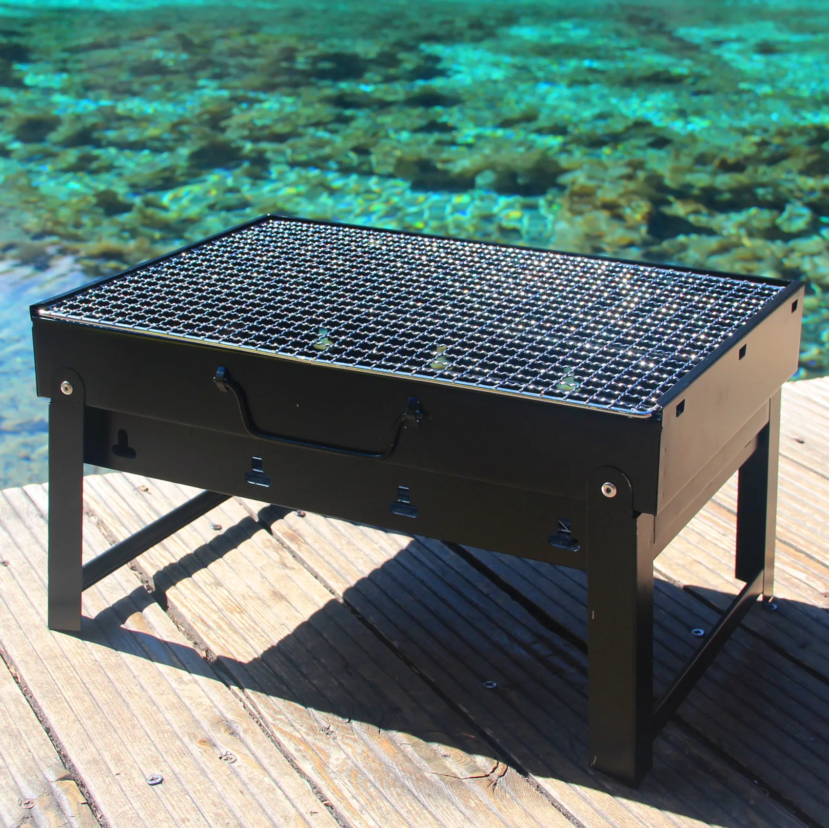 Барбекю для пикника на открытом воздухе Гриль большой размер нержавеющая сталь