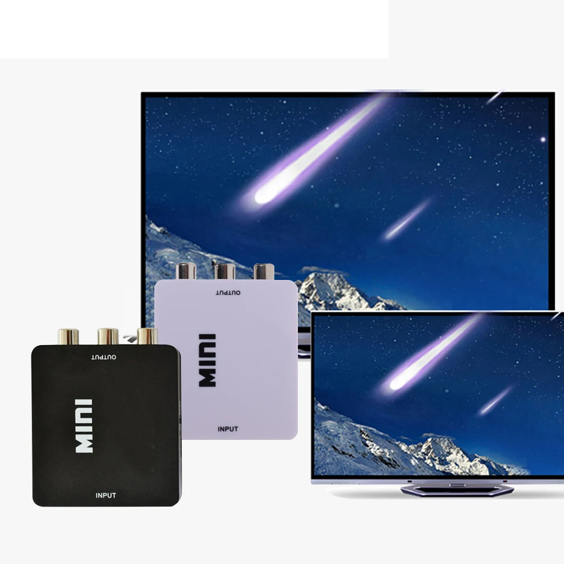 1080P скалер адаптер HD видео композитный vga конвертер Box HDMI Совместимость с RCA