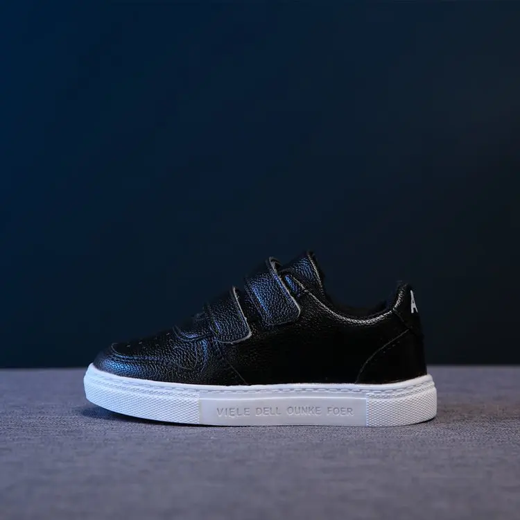 Новинка весны 2020 модная обувь для мальчиков и девочек кожаная эластичная