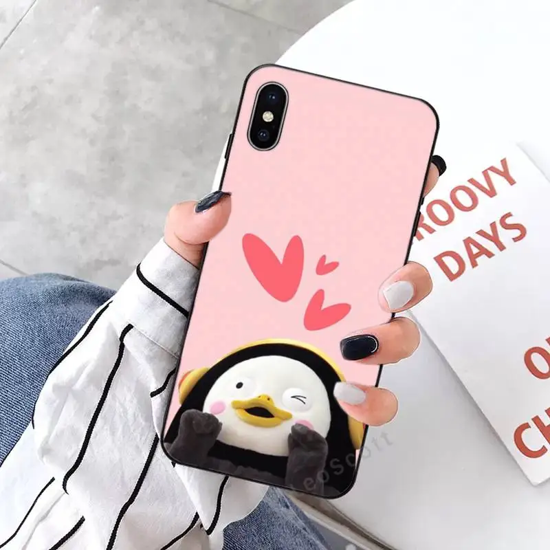 

Penguin Pengsoo cute animal high quality Phone Case shell for iPhone 11 12 pro XS MAX 8 7 6 6S Plus X 5S SE 2020 XR
