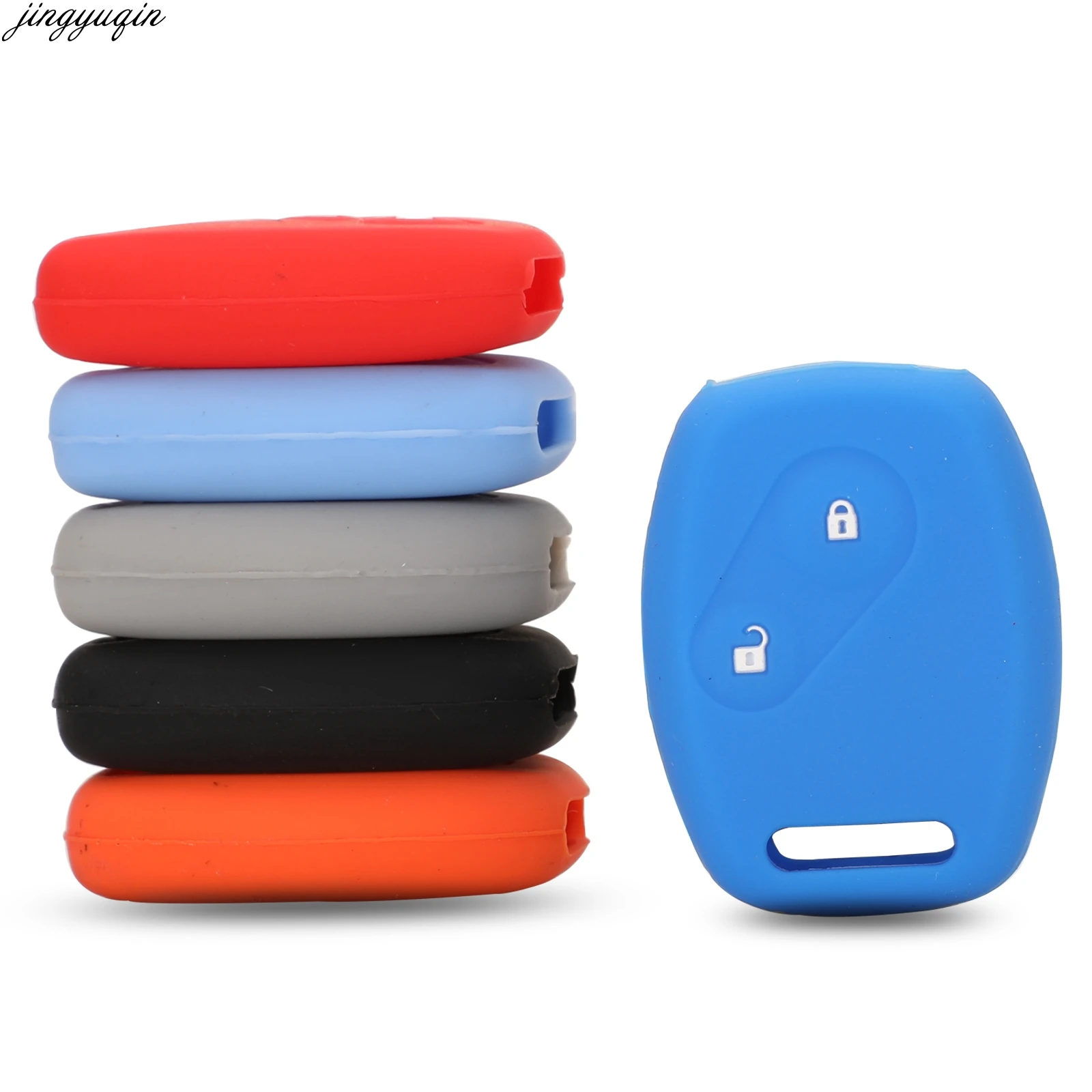 Стильный дистанционный Автомобильный ключ силиконовый чехол защитный для Honda