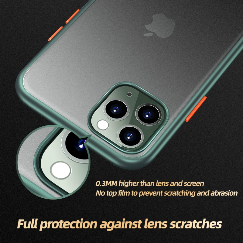 Чехол KUULAA для iPhone 11 Pro Max Роскошный прозрачный защитный чехол телефона i Phone ProMax