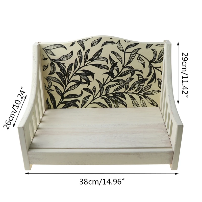 

Newborn Posing Wood Bed Sofa Baby Photo Shooting Props Crib Infant Photograph Photography Accessories