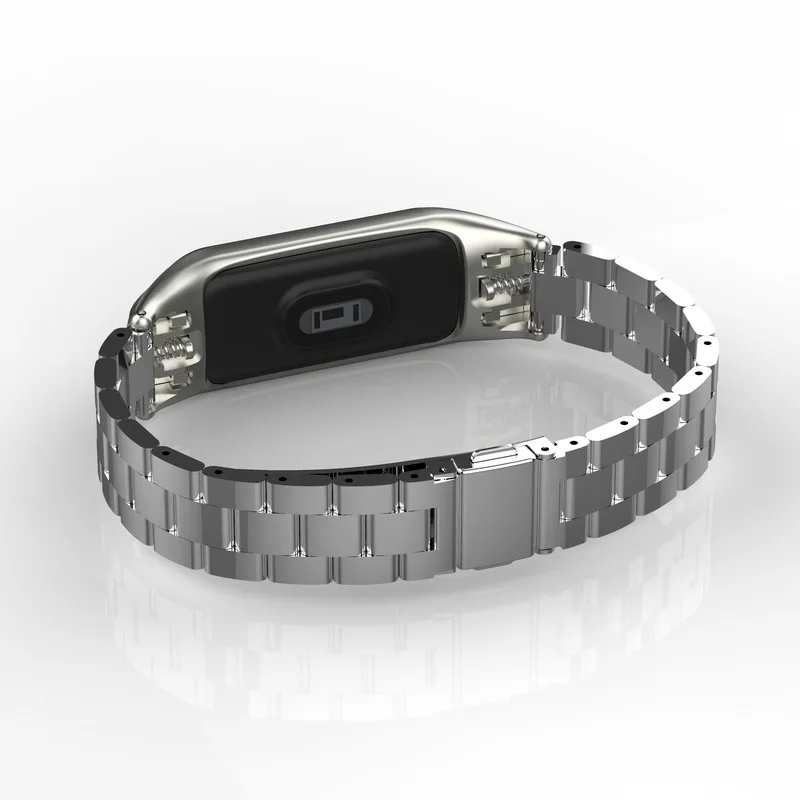 Для Xiaomi mi Band 3 mi lanese роскошный ремешок из нержавеющей стали металлический браслет для Xiao mi ремешок Сменные аксессуары