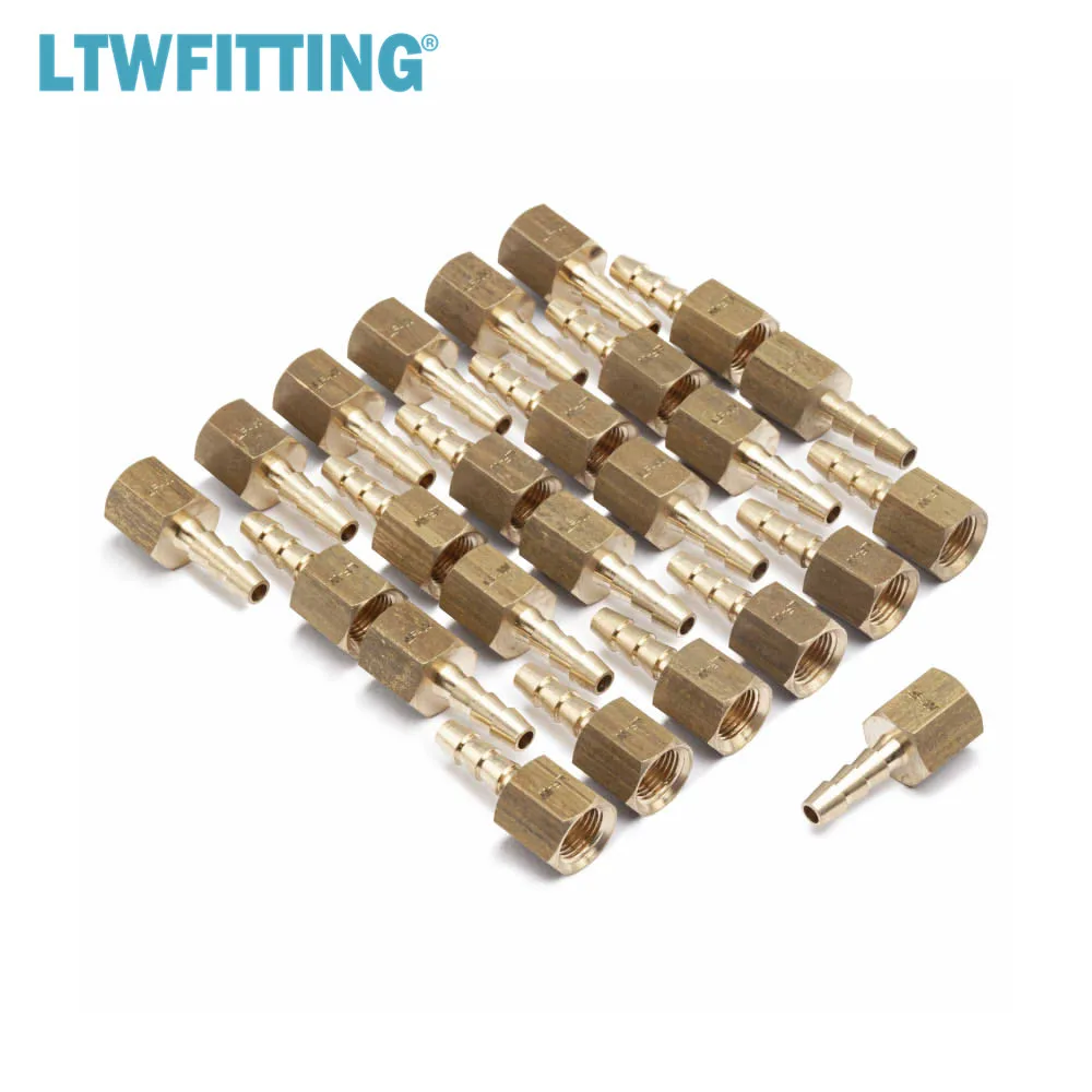 LTWFITTING латунный фитинг муфта/адаптер 3/16 &quotшланг Барб x 1/8&quot Женский NPT Топливный