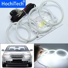 Для Chevrolet Chevy Epica Магнус 2000-2005 ультра яркие красныезеленыеБелый светодиодный глаза ангела 2600LM 12 В halo Кольцо Комплект Противотуманные фары светильник