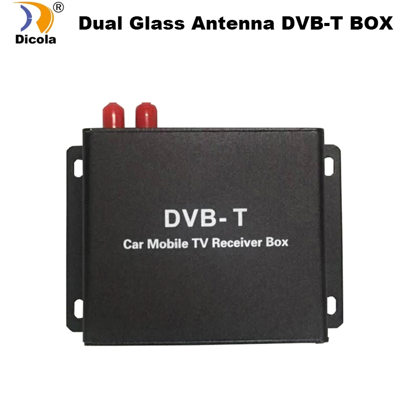 DVB-T одна антенна цифрового телевидения приемник внешняя коробка мобильный DVBT ТВ приемник для автомобиля DVD цифровой ТВ тюнер Mpeg4 для Европы