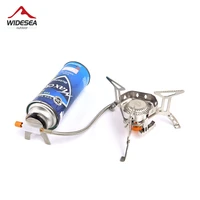widesea camping gas burner outdoor tourist stove bbq barbecue picnic equipment kitchen supplies cookware tourism hiking gasoline