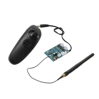 1set 2 4g single handle remote controller receiver kit fixed speed cruise gyro 500m distance diy repair parts for rc bait boat