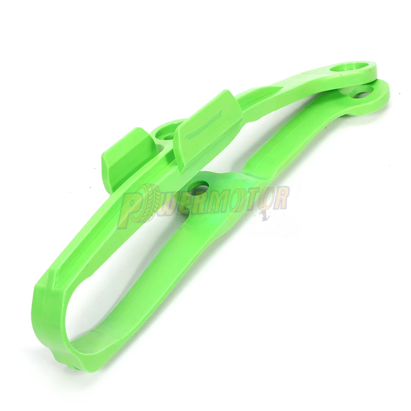 Зеленая направляющая для слайдера цепи мотоцикла маятниковый ролик KAWASAKI KXF250 KXF450