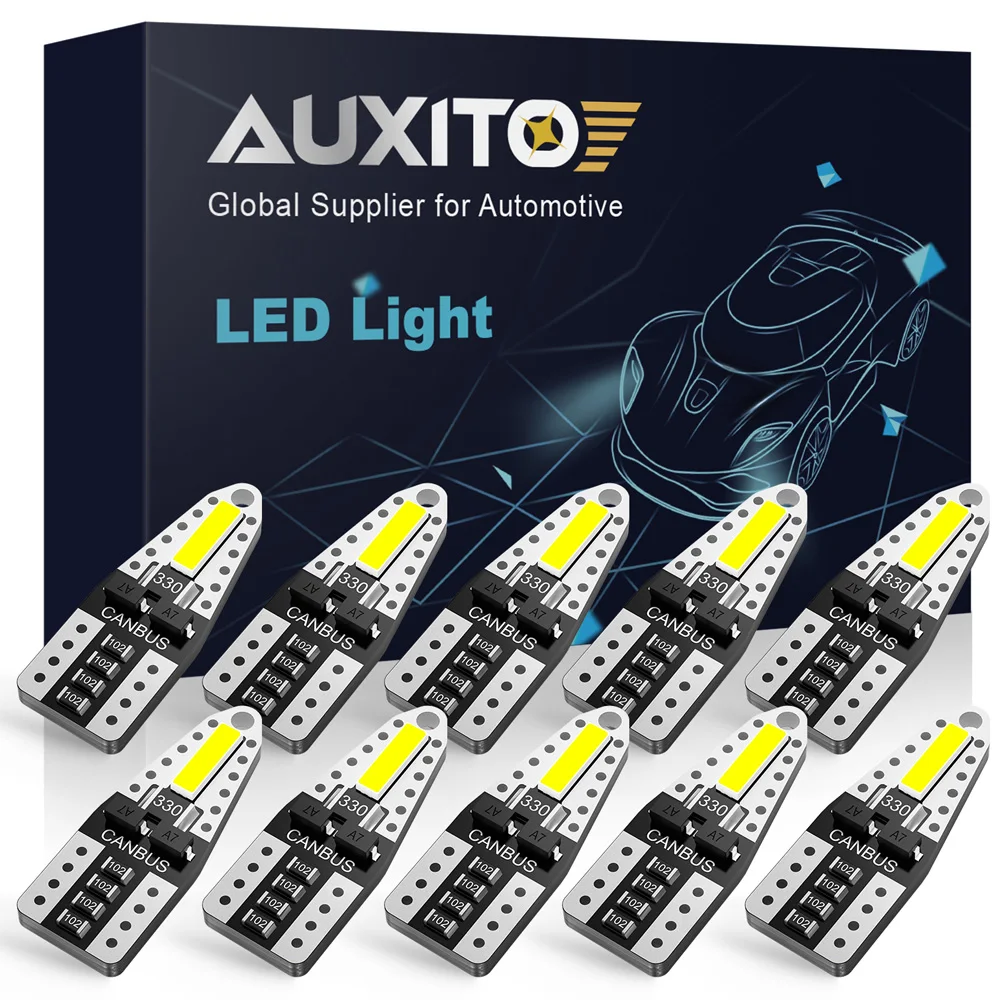 

10x T10 W5W Светодиодная лампа без ошибок автомобильная лампа для Renault Duster Clio 5 Logan Megane 2 3 1 Fluence Thalia Scenic автомобильные аксессуары