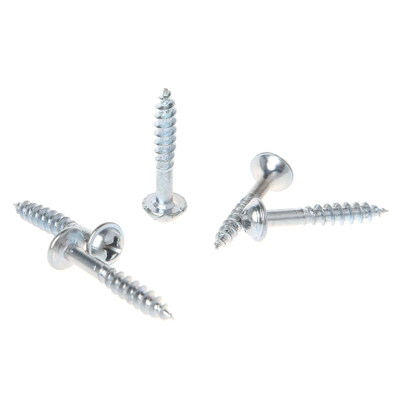 

100Pcs M4-25 High Strength Oblique Hole Self-tapping Screws For Pocket Hole Jig