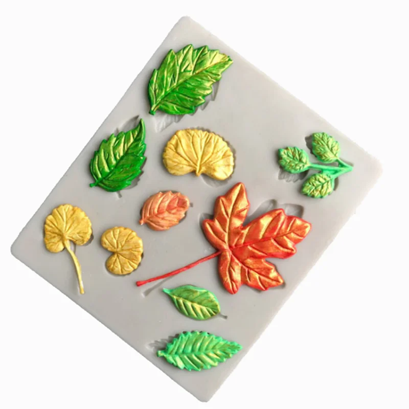 INS Горячее предложение настоящий лист Silcone плесень дизайнерские формы сделай сам