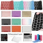 Защитная пленка для клавиатуры ноутбука, силиконовая пленка для Macbook Air 13, A1932, A2179, A2337 (M1) 2020, чехлы для клавиатуры