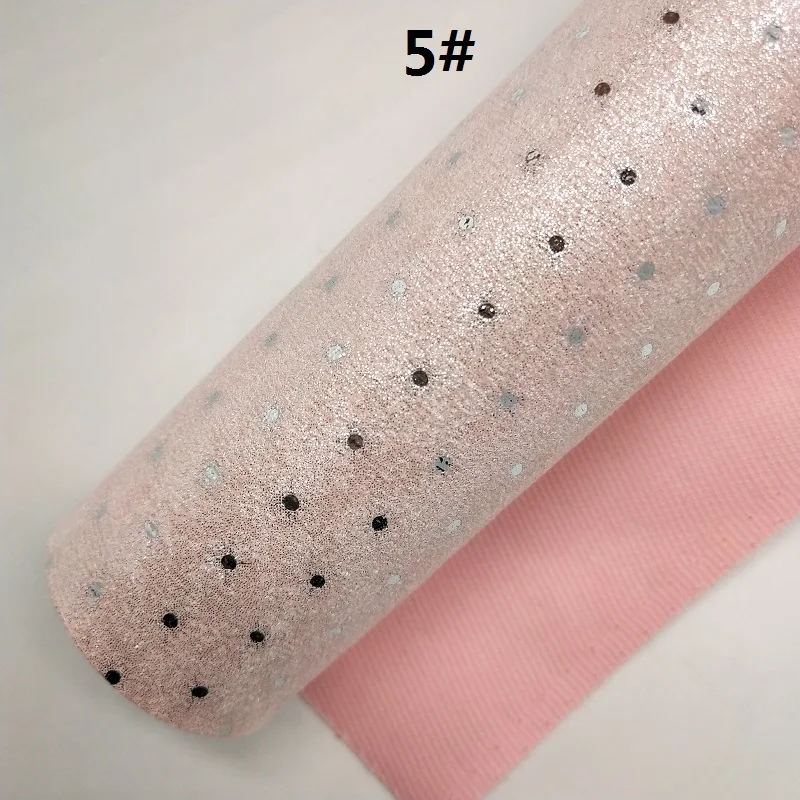 5 1 шт. 21X29 см бархатная ткань в горошек для изготовления луков LEOsyntheticoDIY T103 - Цвет: 5