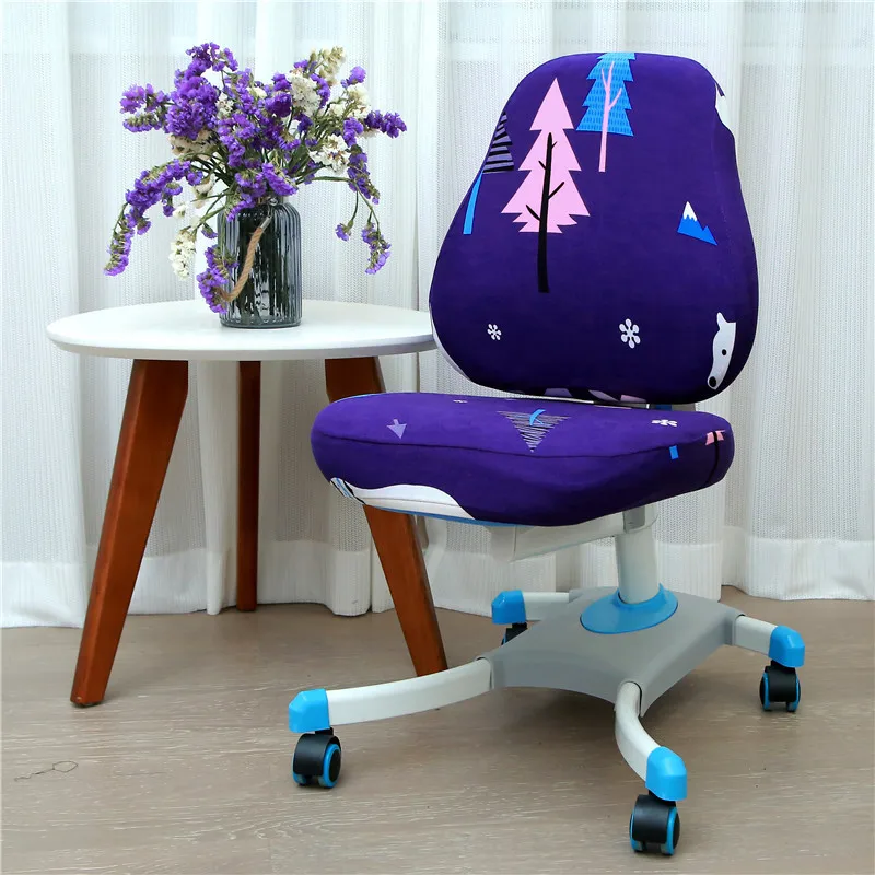 Детские чехлы на стулья, 2 шт., полиэстер/спандекс