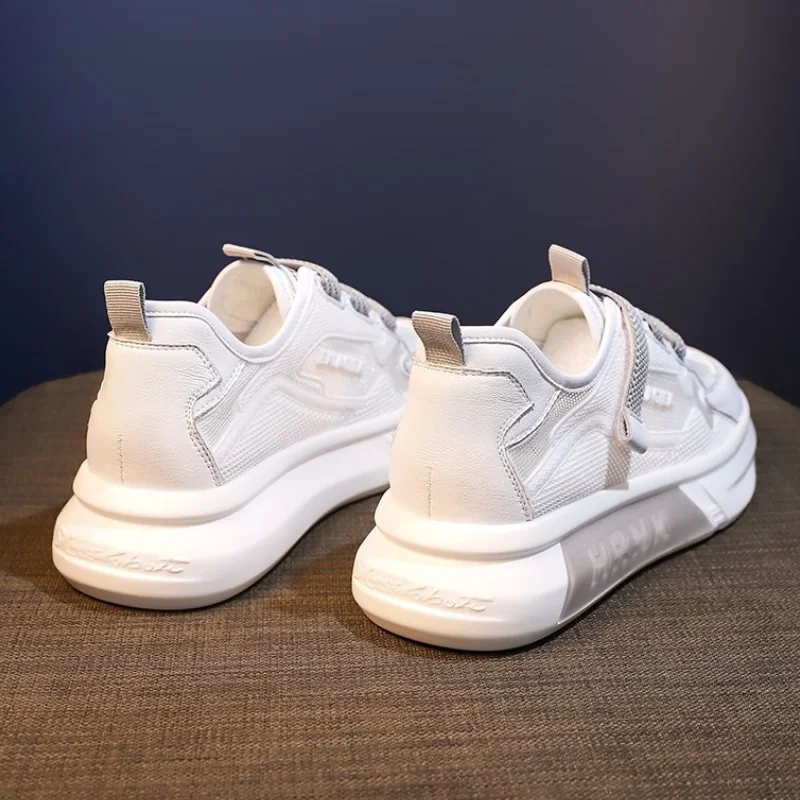 

Women Spring New Fashion Tennis Shoes Lace-Up Fashion Breathable Mesh Flat Sneakers Casual Shoes Calzado Zapatillas De Mujer