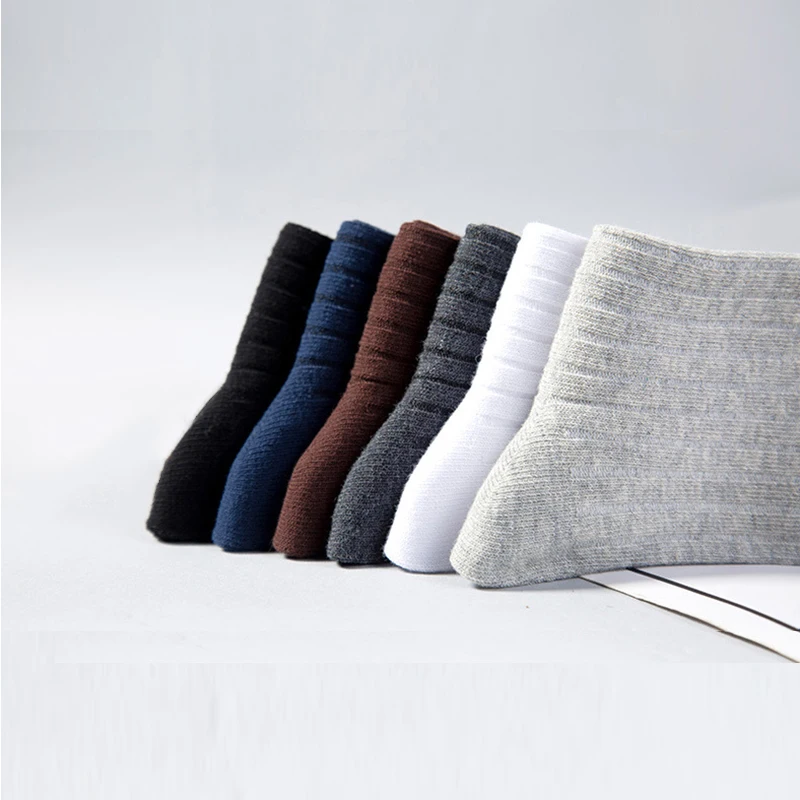 Мужские хлопковые носки деловые мужские носки-дезодоранты дышащие одноцветные